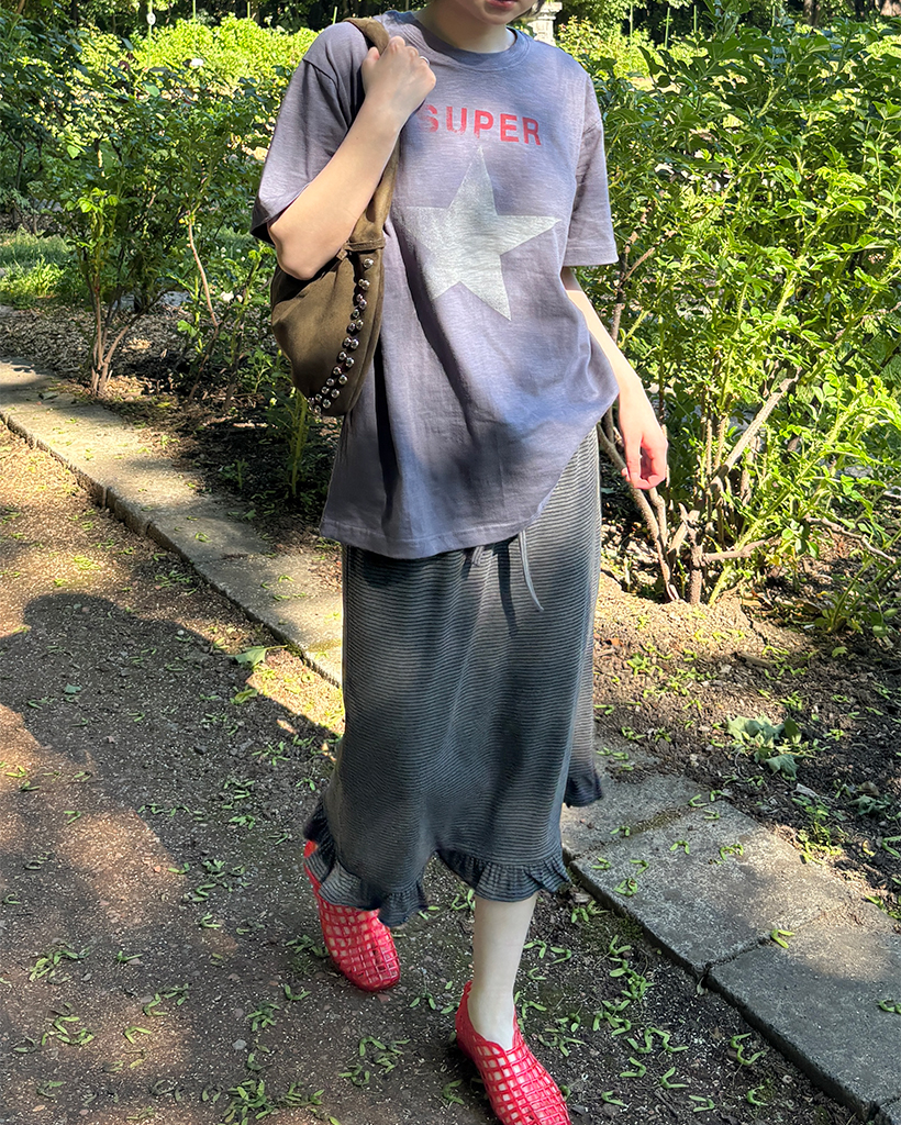 ヴィンテージスタープリント半袖Tシャツ