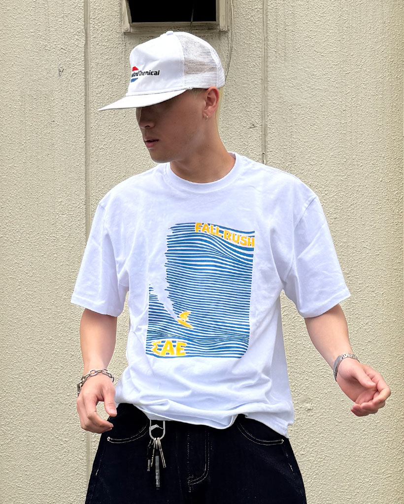 サーフフォトプリントTシャツ