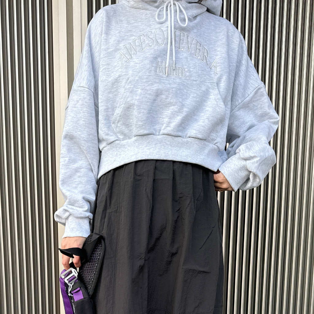 クロップドステッチパーカー | ファッション通販サイト NUGU
