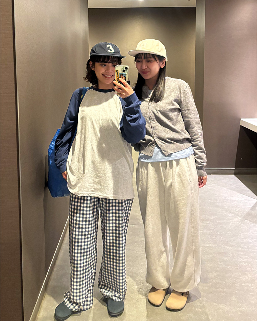 ベーシックラグランロングスリーブシャツ