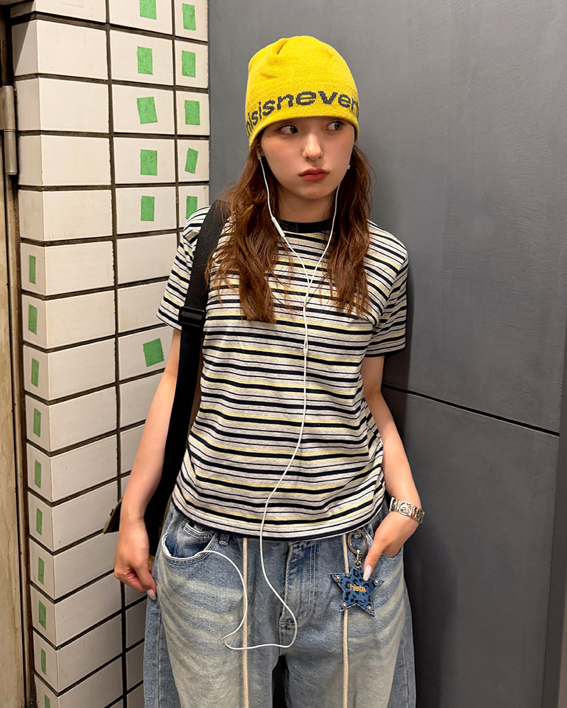 マルチボーダーリンガーTシャツ