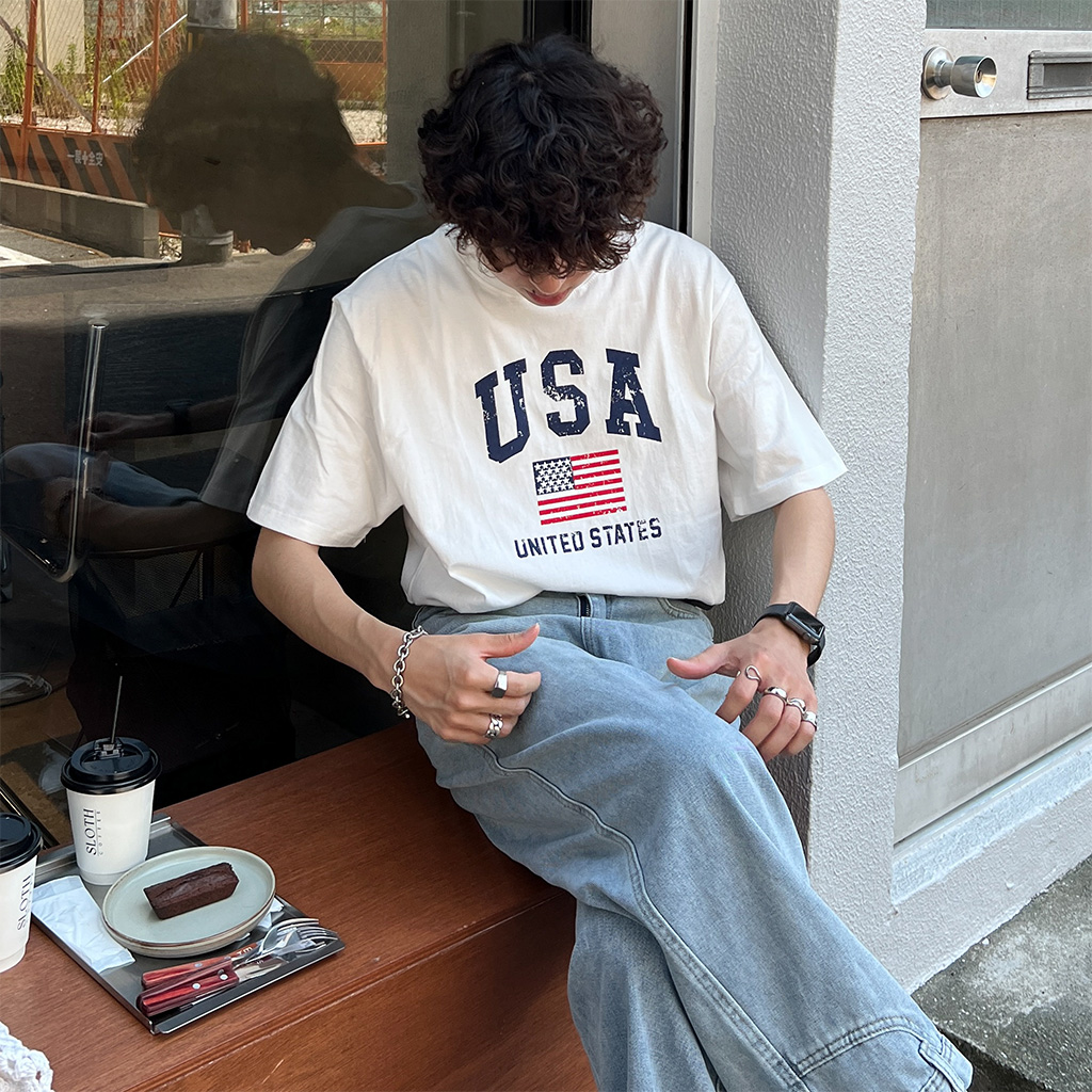 USAプリントTシャツ | ファッション通販サイト NUGU