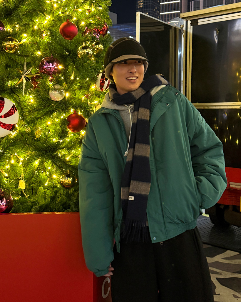 シンプルウールマフラー