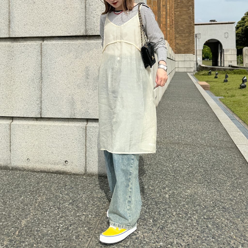 シアーレイヤードワンピース | ファッション通販サイト NUGU