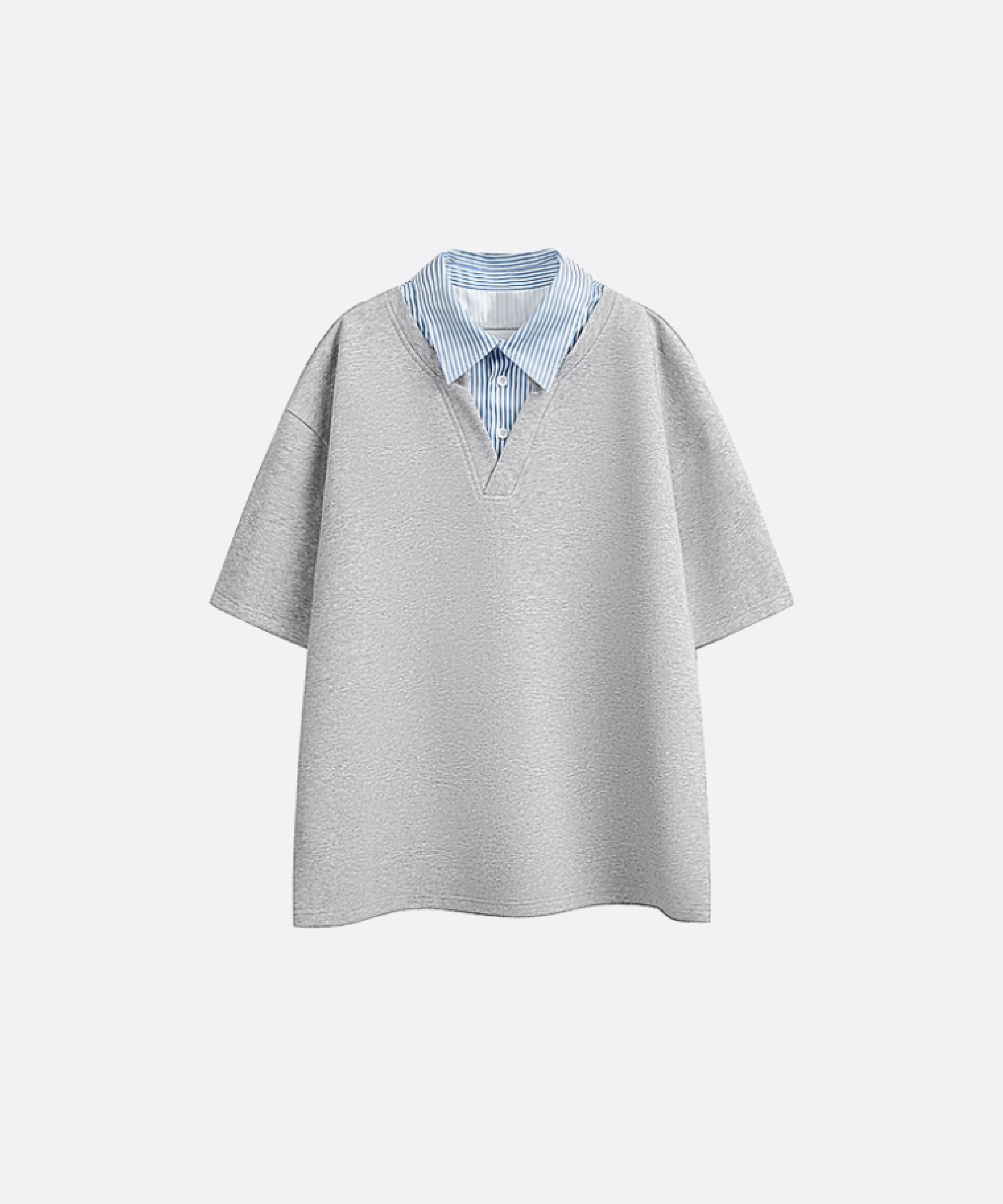 ドッキングストライプポロシャツ | ファッション通販サイト NUGU