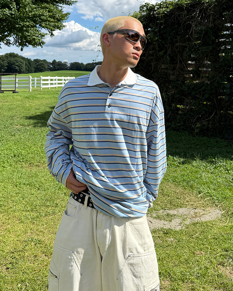 ラグビーカラーロングスリーブTシャツ | ファッション通販サイト NUGU