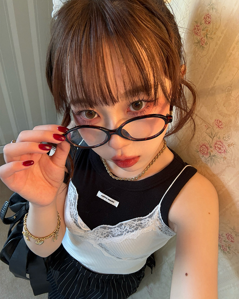 ラウンドフレームメガネ