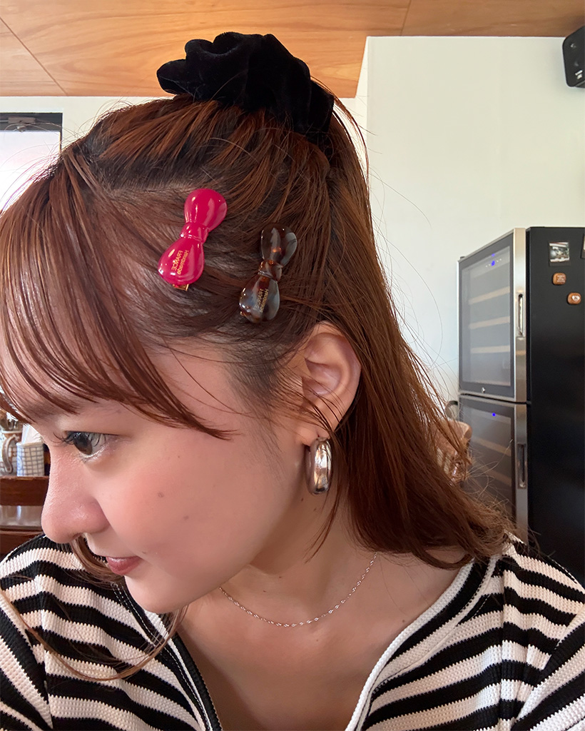 リボンミニヘアピン