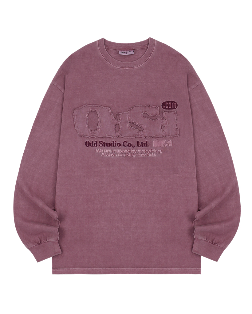 [K-POPアイドル着用] [Kアイドル着用]ODSDPigmentDamageLongSleeve-DUSTYPINK