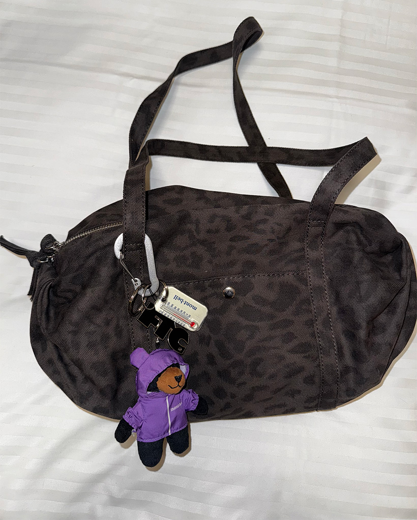 レオパードショルダーバッグ