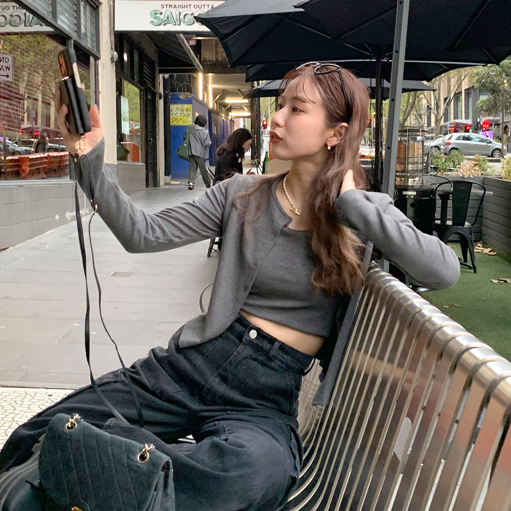 カーディガン＆スリーブレスセット