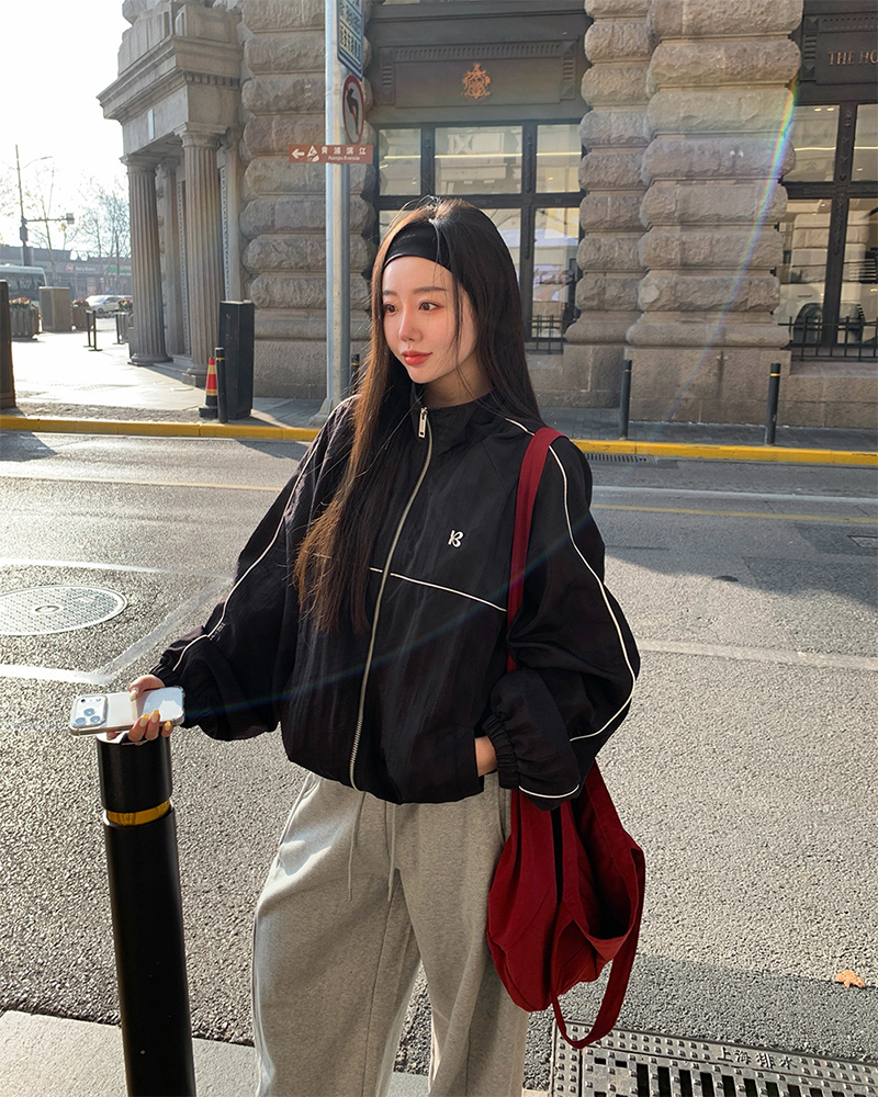 [ORIGINAL] ライト モノラインナイロンウィンドブレーカー