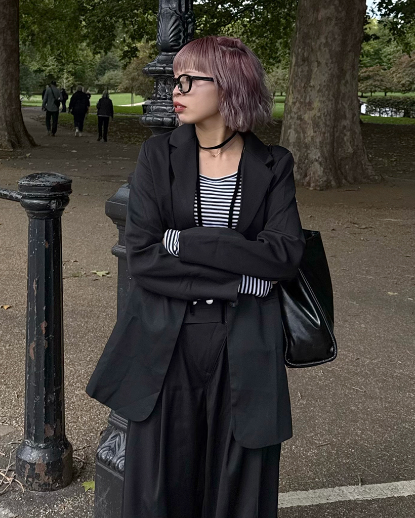 2ボタンオーバーフィットジャケット