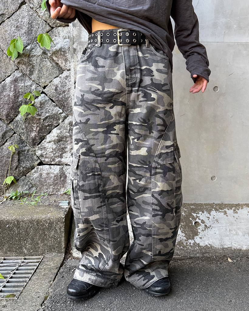 ドゥロワー迷彩カーゴパンツ ドゥロワー迷彩カーゴパンツ ドゥロワー迷彩カーゴパンツ