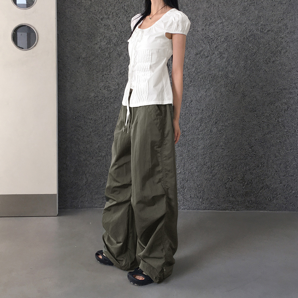 パンツ river タック入りパラシュート2WAYパンツ | ファッション通販サイト NUGU