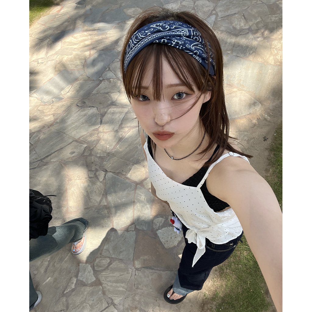 コットンバンダナツイストヘアバンド