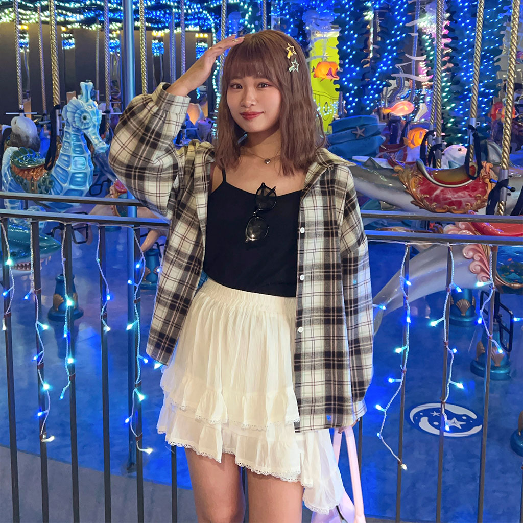 sizeL 50s DEADSTOCK 開襟シャツ グレンチェック ビンテージ