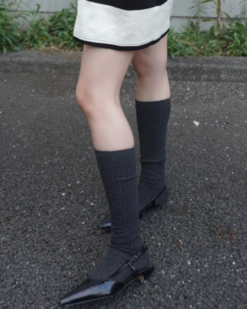 ニットニーハイソックス