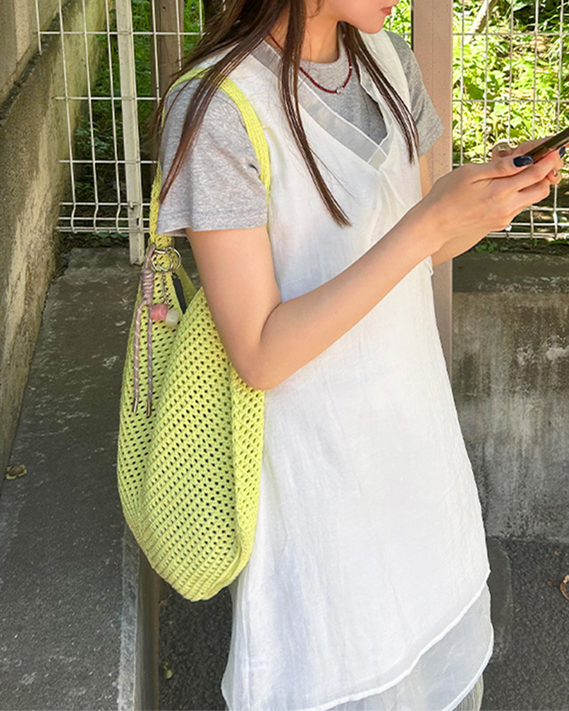 キーリングセットニットショルダーバッグ