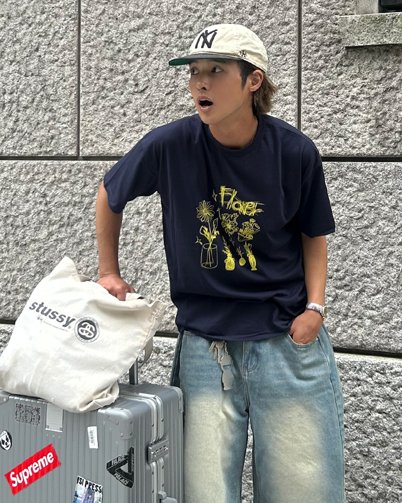 ★MAINBOOTH★Balloon Pop Raglan T-shirt(BROWN)★正規品/人気 Balloon Pop Raglan T-shirt(BLACK) | ファッション通販サイト NUGU