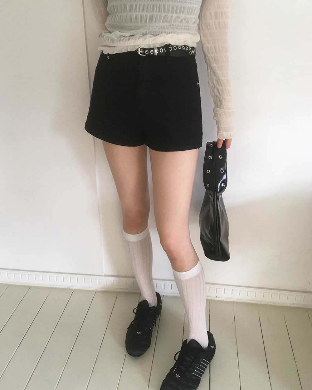 [骨盤パッド脱着]ショートパンツ