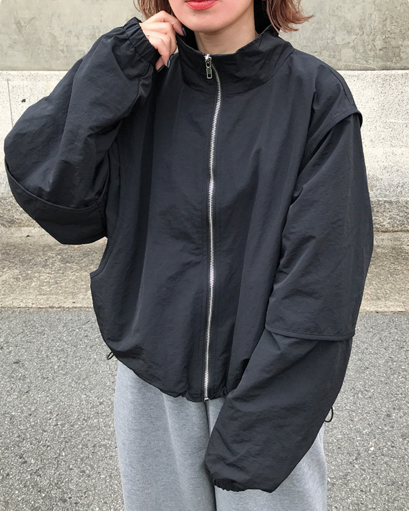 カラージップアップジャケット | ファッション通販サイト NUGU