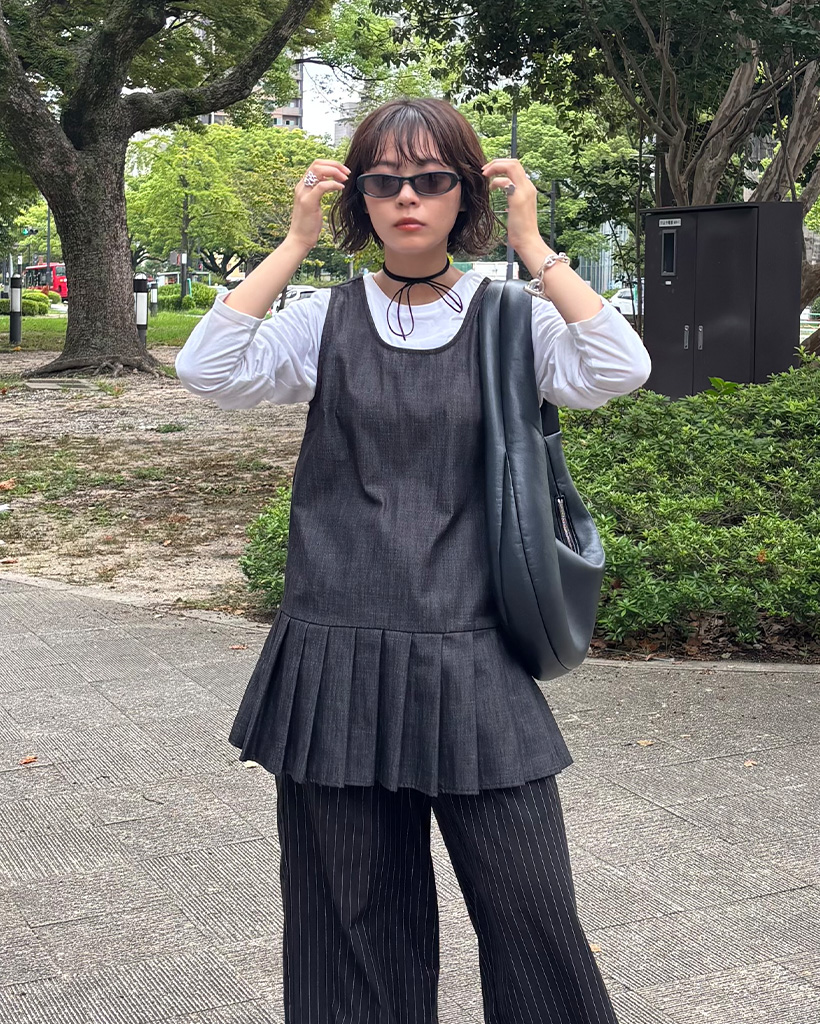 レイヤードフレアワンピース