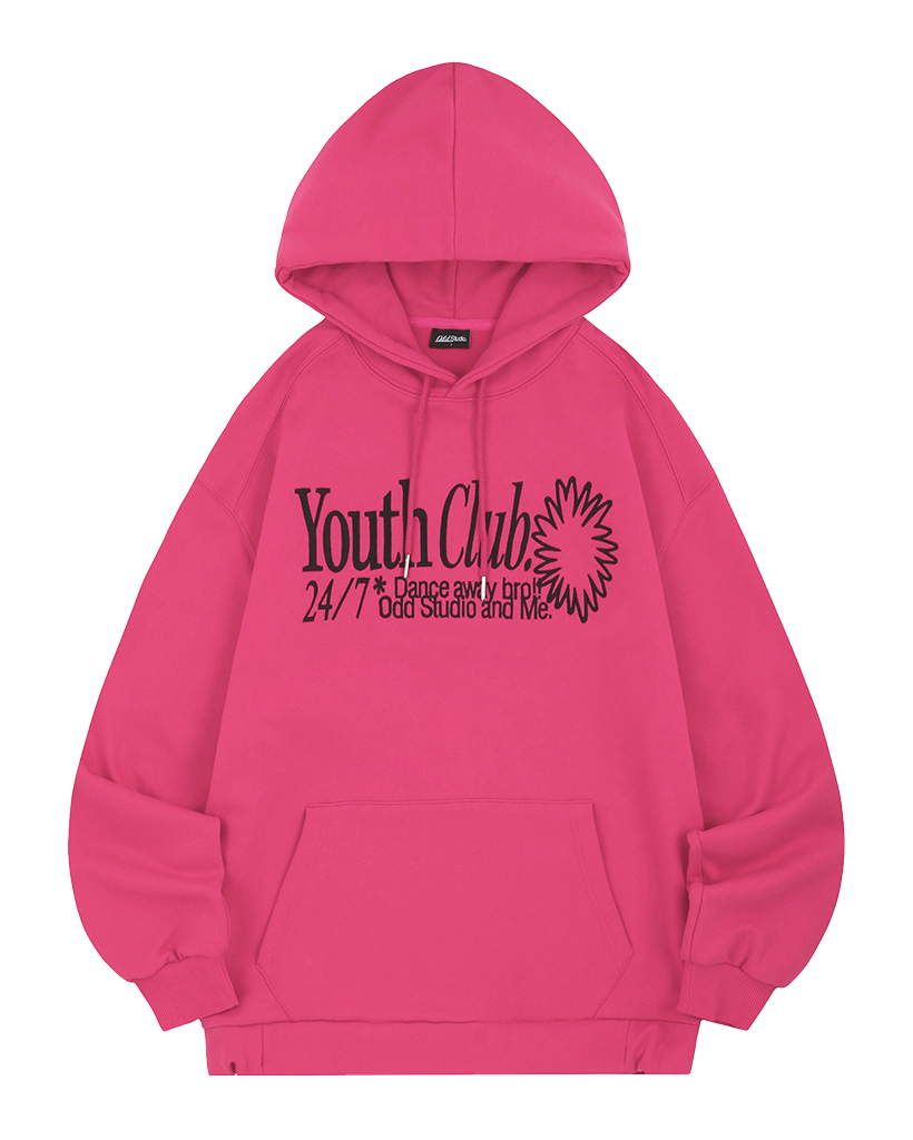 Youth Club Pintuck Oversized Fit Hoodie - khaki | ファッション通販