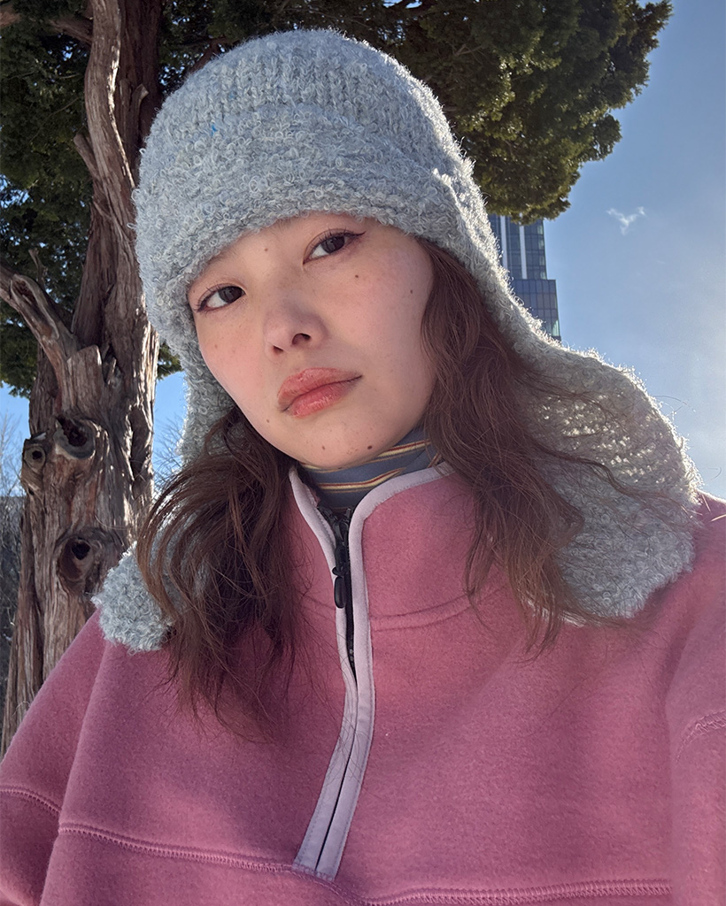 ニットイヤーマフニット帽