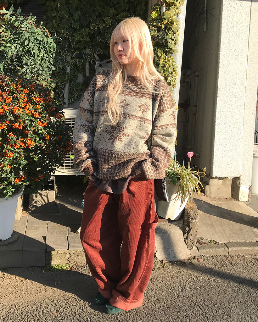 スノーノルディックニット