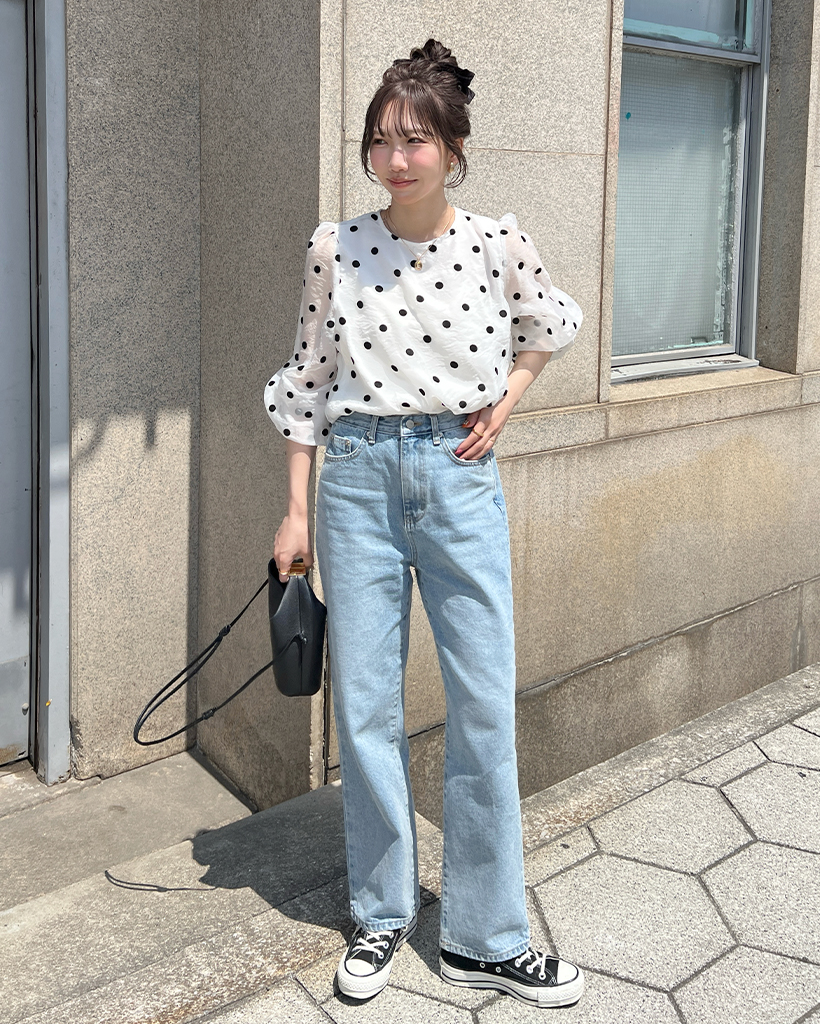 martin kim バイカラー デニムワイドパンツ S デニムワイドパンツ | ファッション通販サイト NUGU