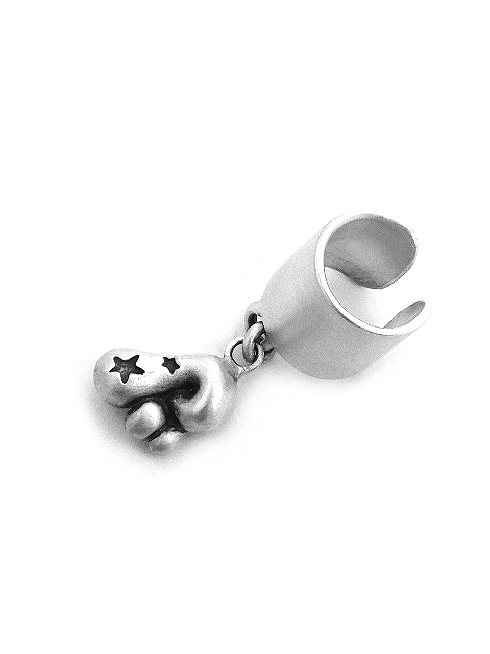 クロ シルバー(W) ハーフ パヴェ EarCuff Starwhisper ear cuff | ファッション通販サイト NUGU