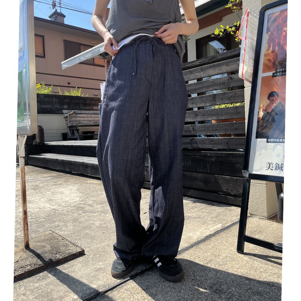 ストリングサマーデニムパンツ | ファッション通販サイト NUGU
