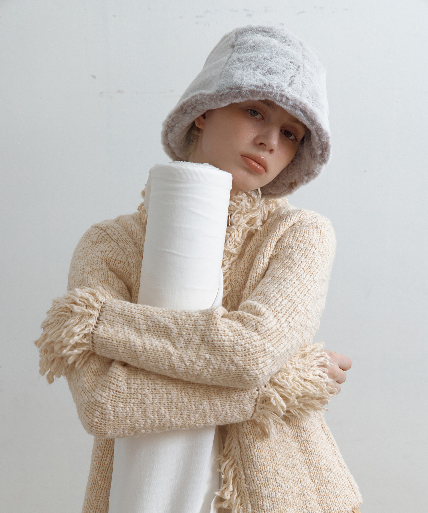 STAND BUCKET / FUR / MINK GB(冬毛ﾊﾞケットハット) | ファッション