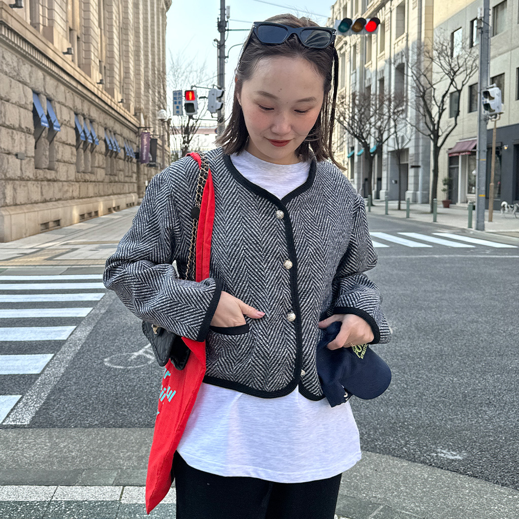 ヘリンボーンジャケット | ファッション通販サイト NUGU