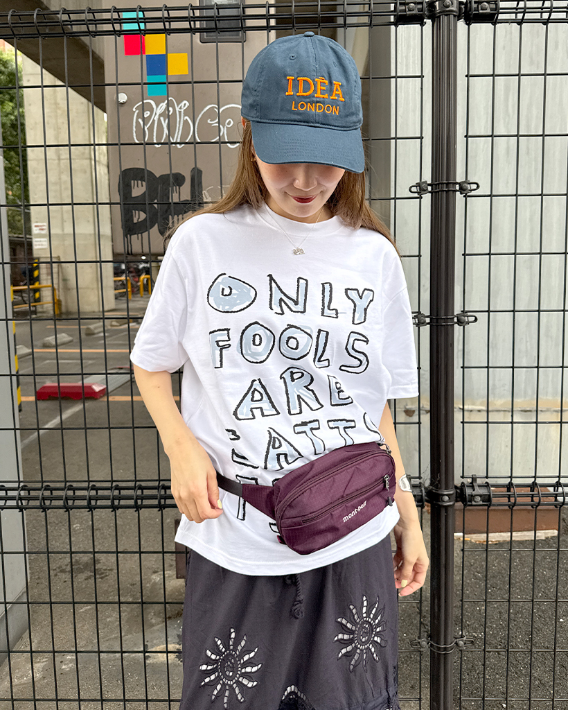 クレヨンレタリングショートスリーブTシャツ