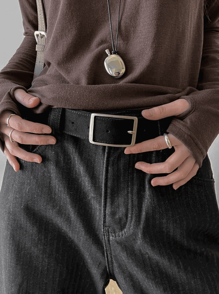 ワイドスエードベルト