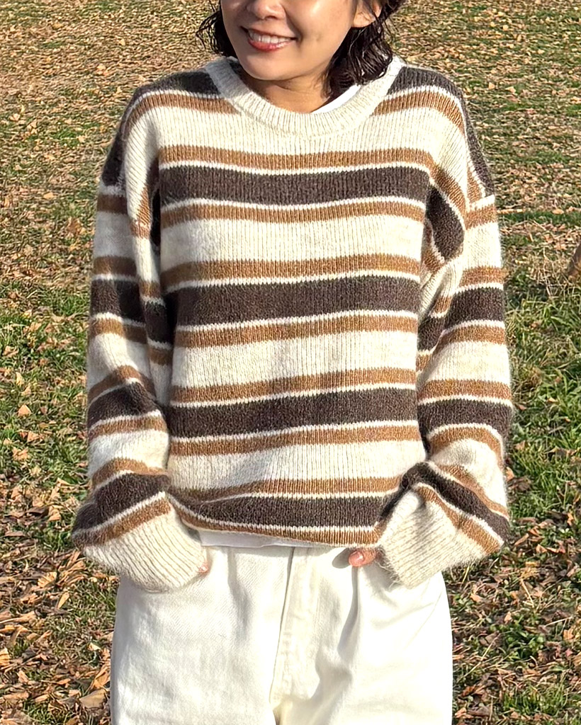 トリプルボーダーニット