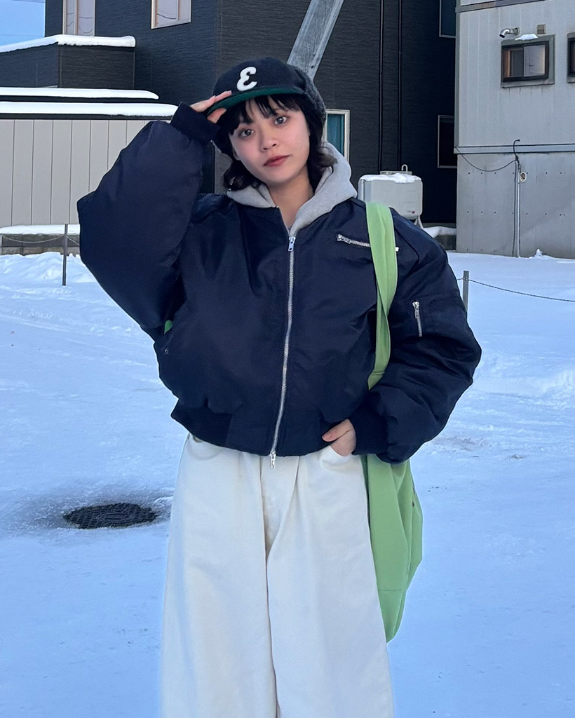 クロップMA1ジャケット