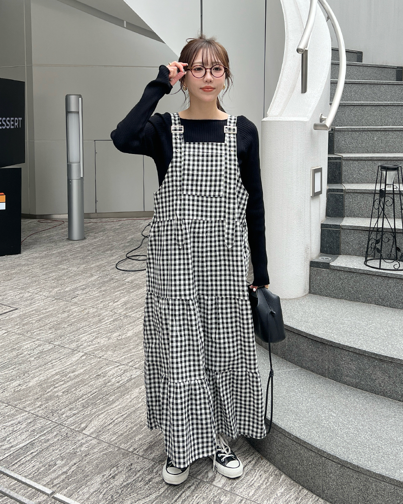 Nodress ワンピース シャツワンピース ストライプ ノーカラー 前開き shi cogn xi
