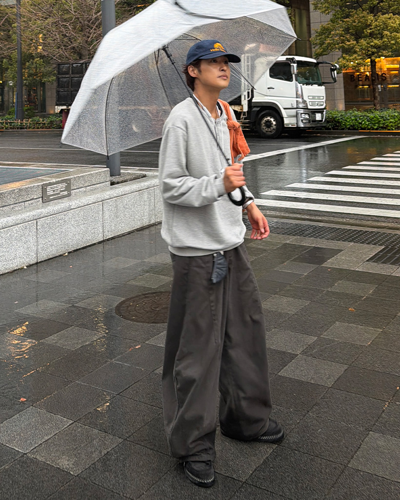 ヘンリーネックスウェット