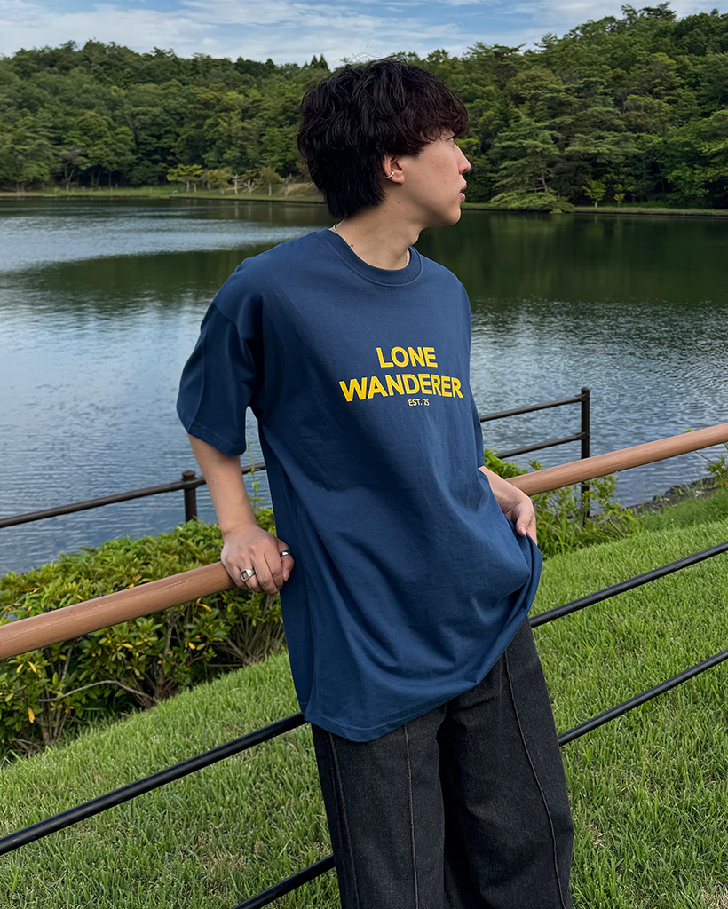 ヴィンテージレタリングプリントTシャツ