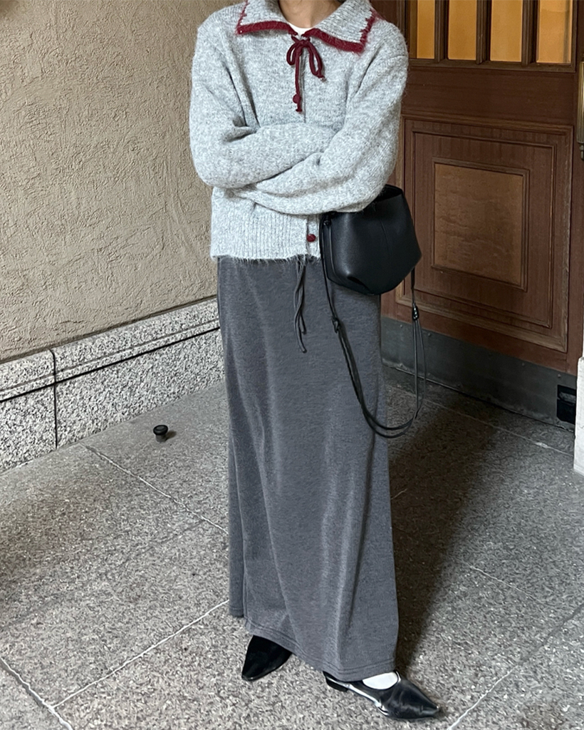 リブマキシスカート