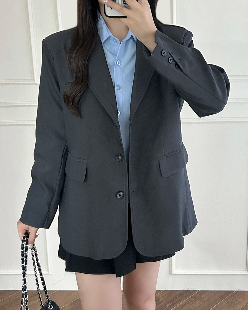 ボタンフラップポケットポイントジャケット