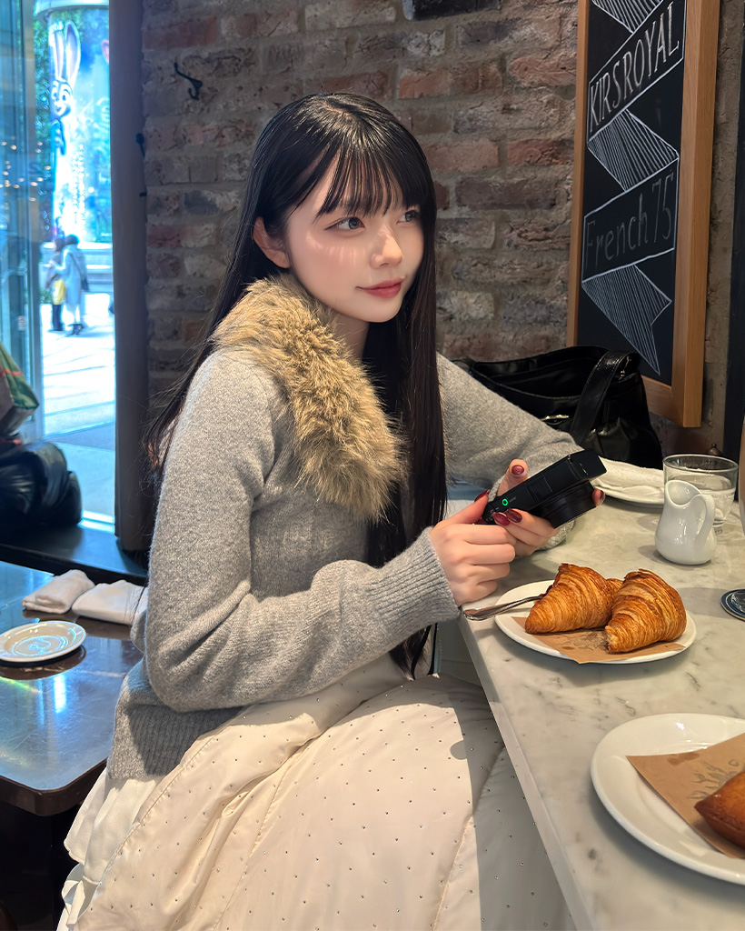 ファージップアップカーディガン