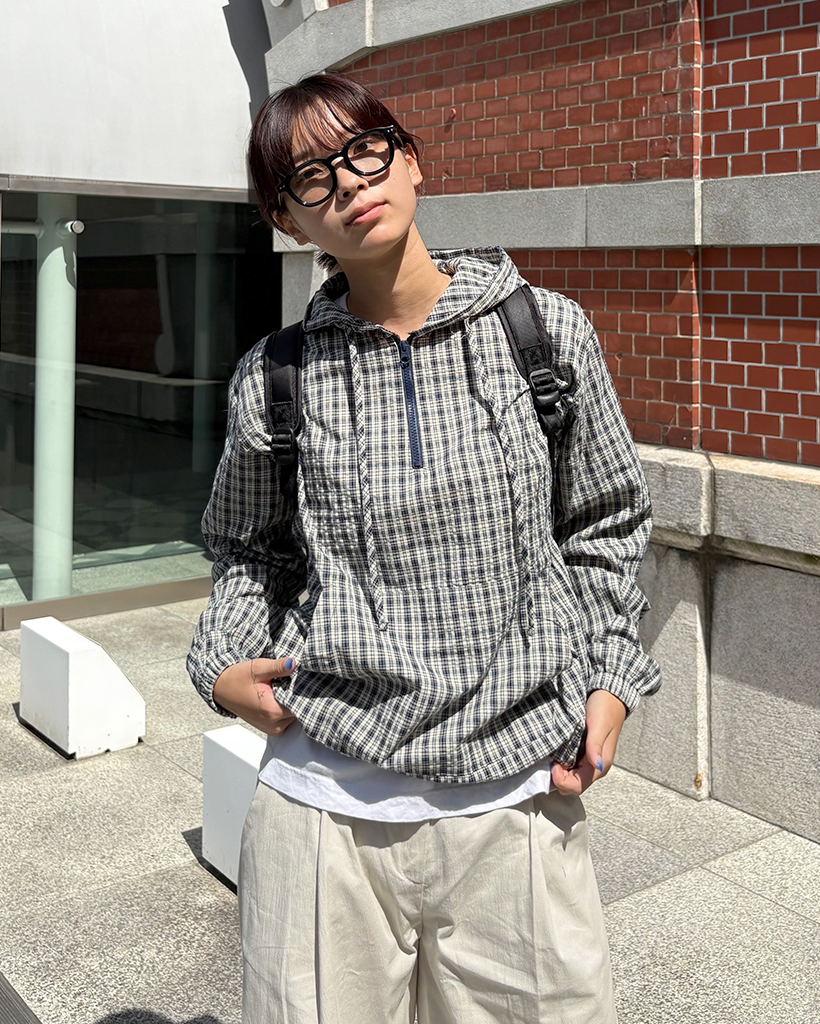 チェックパターンアノラック | ファッション通販サイト NUGU