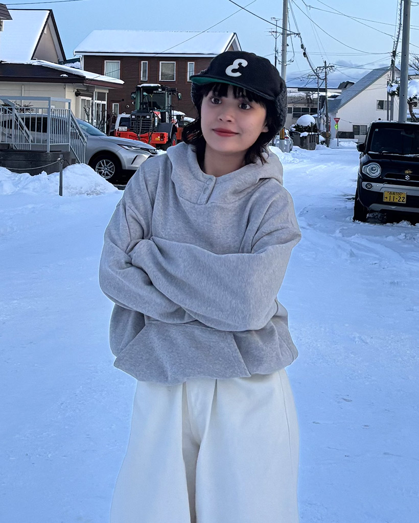 裏起毛ベーシックパーカー