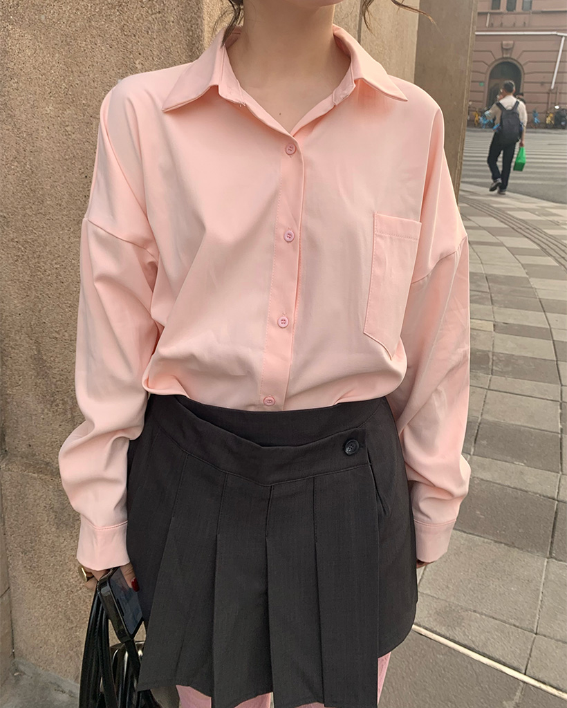 ポケットベーシックシャツ