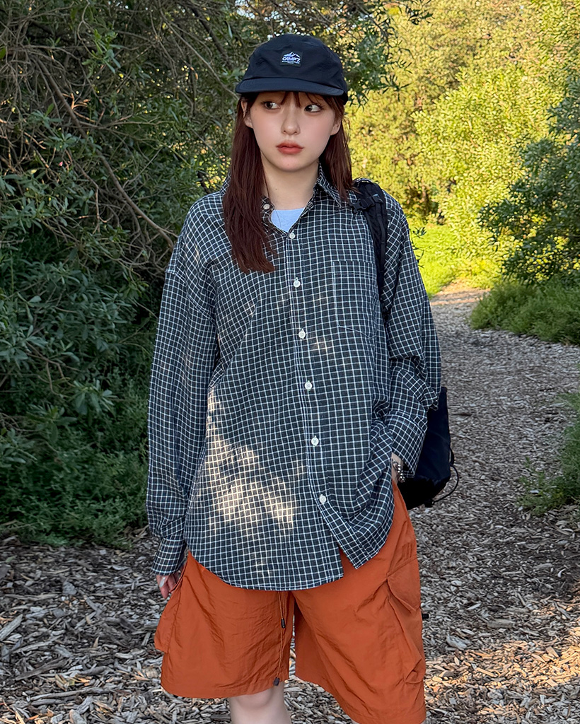 フランネルチェックシャツ