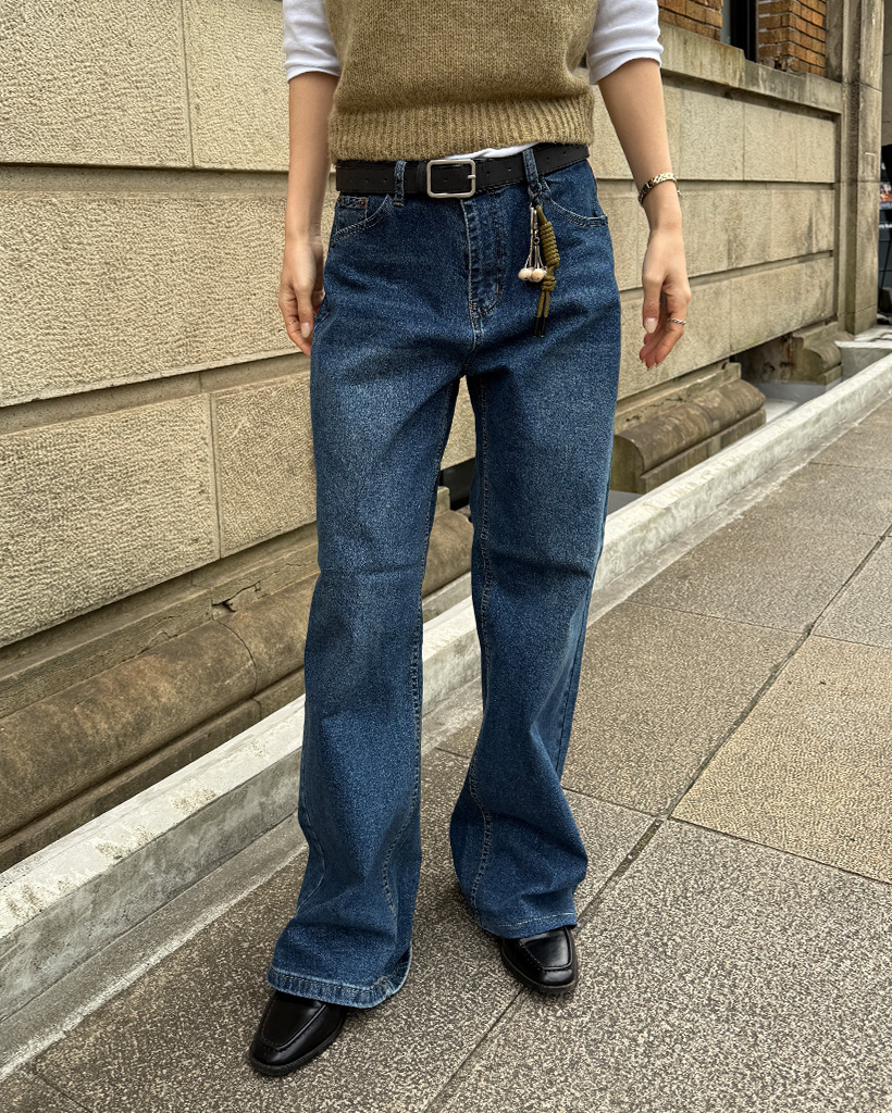 ルーズフィットデニムパンツ